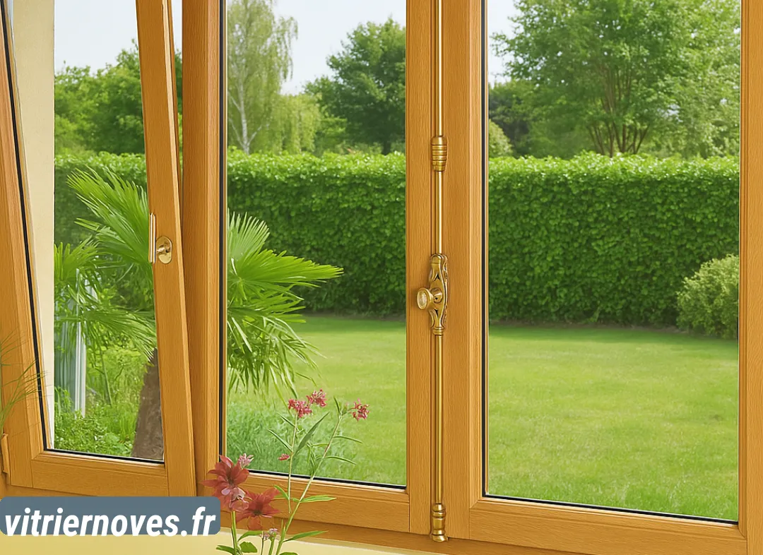 Installation de fenêtre en bois sur mesure Noves