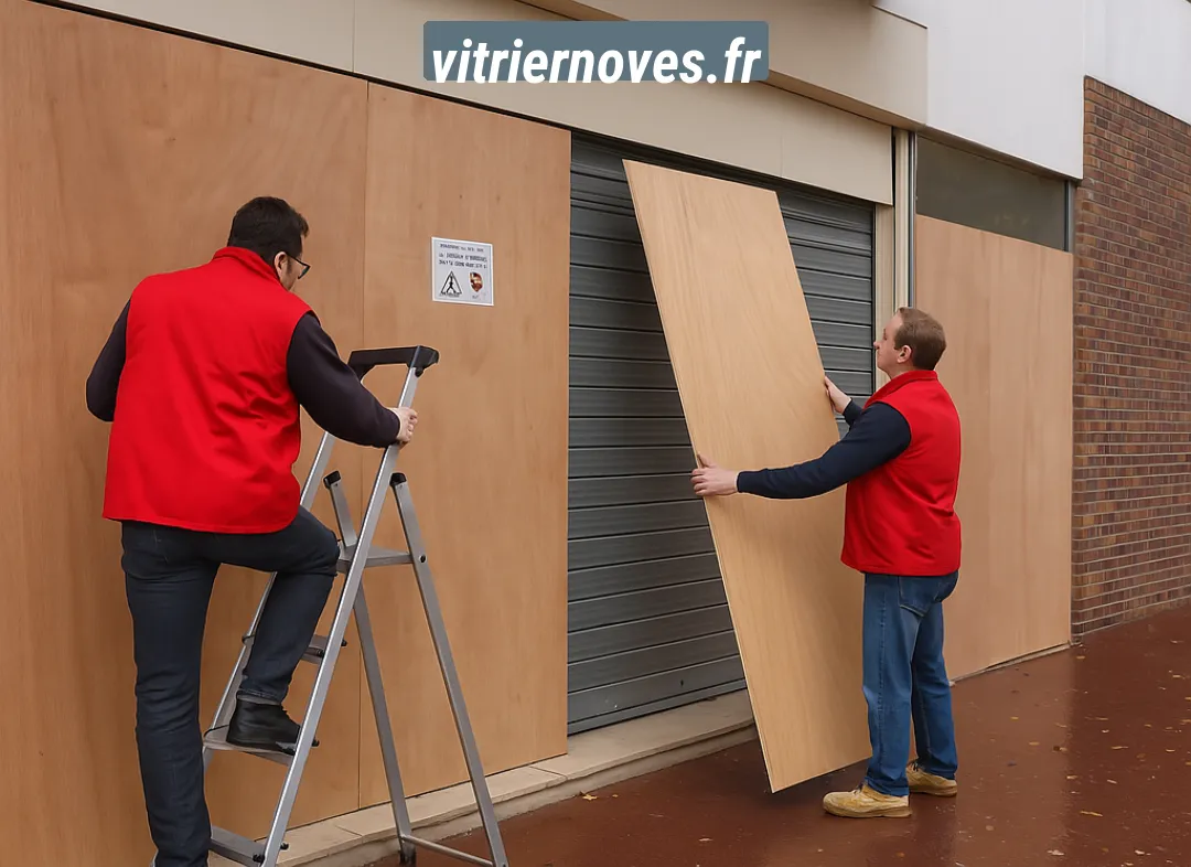 Mise en sécurité fermeture provisoire Noves